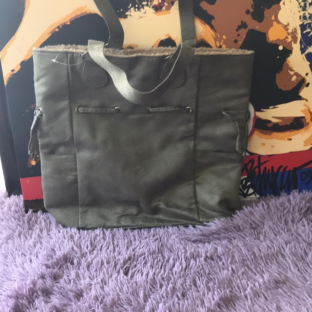 Army green tote!!!